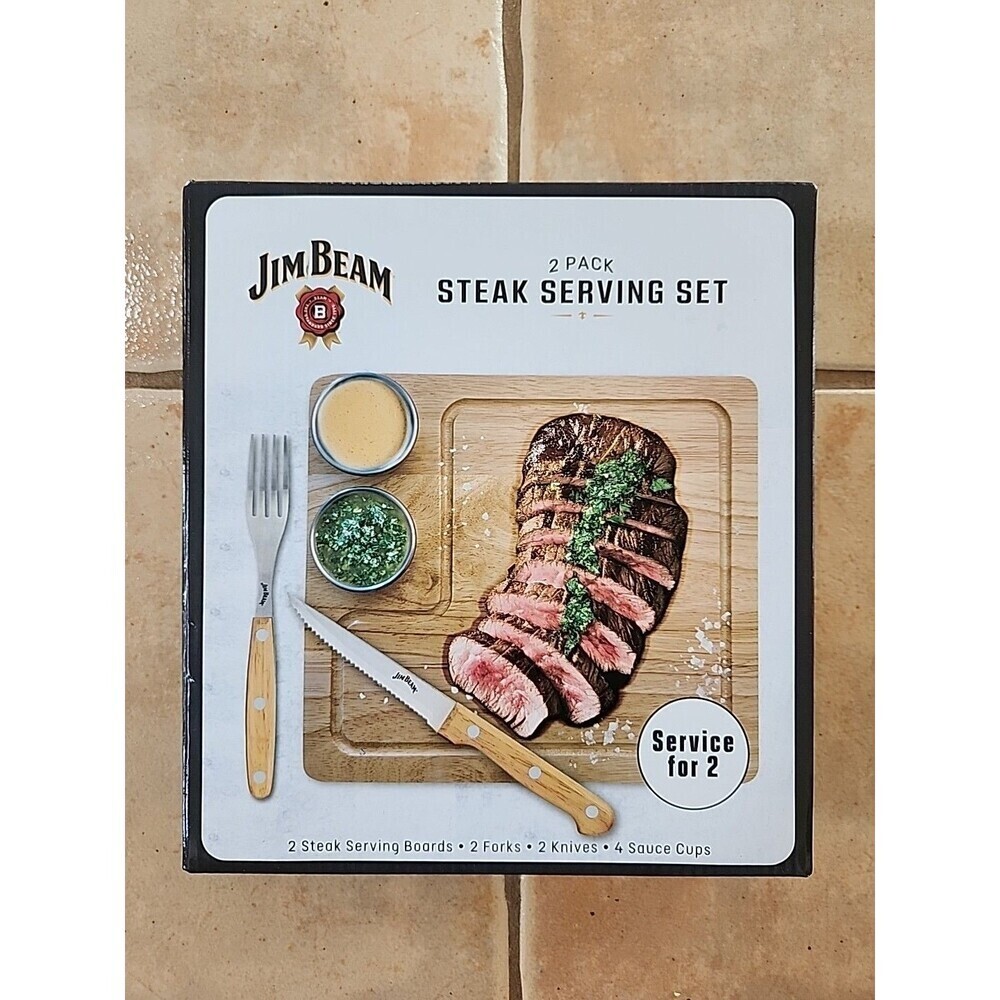 Jim Beam, 2 Pack Serving Set, New